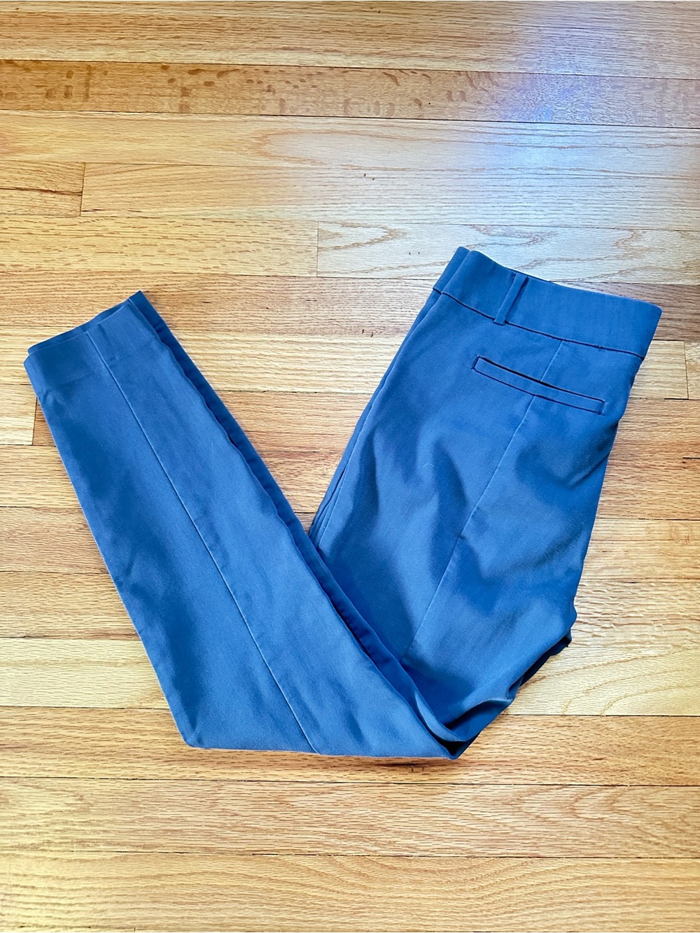 LOFT Marisa Skinny Ankle Pants Size 4 Dark Gray 26” Inseam